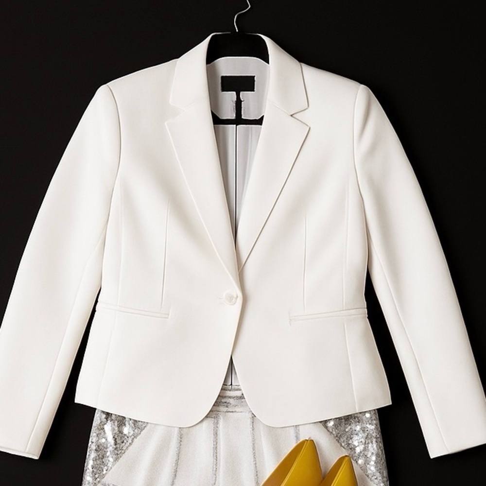Ashley Stewart White Tailored Blazer | Women’s Plus | Excellent Condition